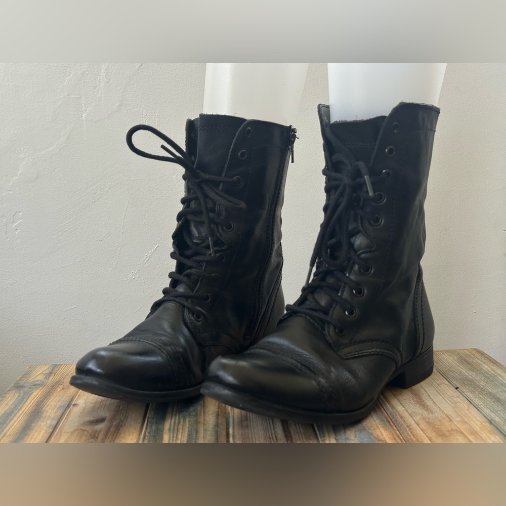 Camp Ways Black Military Tactical Boots Men's Size 12 R